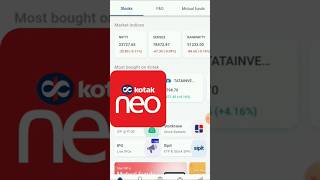 How to use Price Alert in Kotak Neo Mobile App. !! #trading #kotakneo #shorts