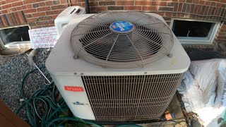 2002 Bryant Quantum Plus Air Conditioner Starting Up & Running