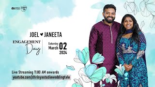 ENGAGEMENT CEREMONY | JOEL + JANEETA | MARCH 02 | 2024 | 11 AM