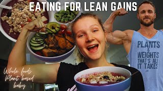 I ate like Simnett Nutrition what I eat in a day building Vegan Muscle