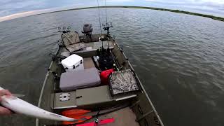 Fishing for Speckled Trout on the Pamlico Sound.