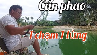 Cách cân phao mồi 1 chạm 1 lửng