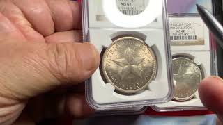 Rare World Coins Cuba Star Peso 1915 High \u0026 Low Relief \u0026 1916 Rare