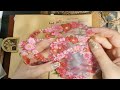 【asmr】コラージュ　手帳を飾る 콜라주 스크랩북　collage art journal scrapbooking junk journal紙もの コラージュノート