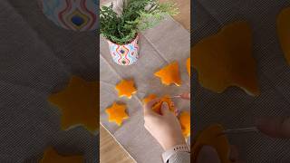 DIY orange peel craft 🍊✨🧡🎄#diychristmascrafts #diychristmasdecoration