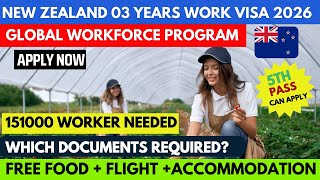 New Zealand 03 Years Global Workforce Seasonal Visa Program || New Zealand work visa