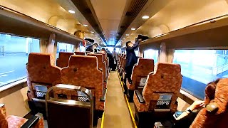 特急やくも3号【381系】パノラマグリーン車に乗り込む☆Boarding to panorama first class car of limited express Yakumo,