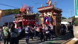 平成30年 掛川  伊達方諏訪神社祭り3日目 牛頭 鉄火