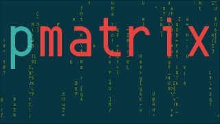 pmatrix, the Matrix falling text effect in Python