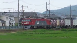 がれきを運ぶ貨物列車（返却）＠宮城県岩沼市