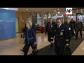 NATO defence ministers arrive for 2nd day of Brussels meeting