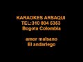 karaoke amor malsano el andariego