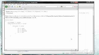 OOP PHP #23 : overloading (modification element array)