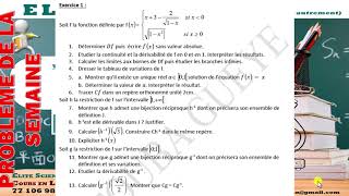 PROBLEME DE LA SEMAINE N°3: fonction numérique