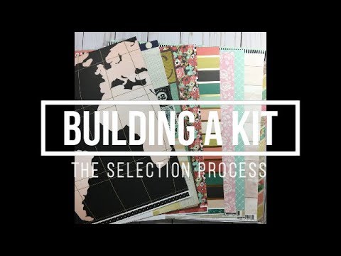 Building A Scrapbook Kit Selection Proce Video