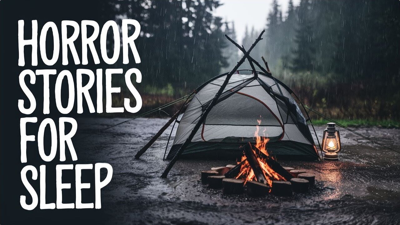 Scary Camping Horror Stories For Sleep Rain Sounds For Relaxation Vol