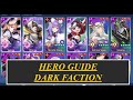 DARK FACTION HERO GUIDE 2024 Mobile Legends: Adventure