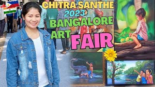 CHITRA SANTHE 2023 BANGALORE ART FAIR | ART FESTIVAL | FILIPINA IN INDIA