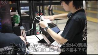 東京ゲームショウ２０１１ 日本電子専門学校 ゲームショウ準備