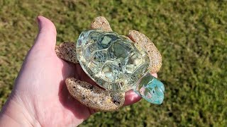 #1680 You Will NOT Believe How Easy It Is To Make This Resin Turtle!