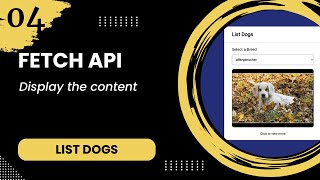 Fetch API #4 - Display the content