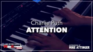 Charlie Puth - Attention- Piano acoustic karaoke / Lyrics / Instrumental / Cover