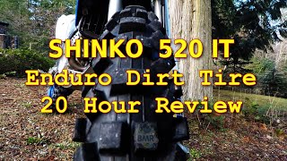 SHINKO 520 IT 20 HOUR TIRE REVIEW