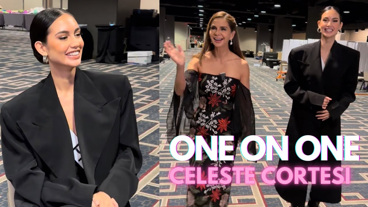 One On One With Celeste Cortesi At Miss Universe In New Orleans Youtube