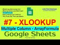 104  Multiple Column Match with Array Formula XLOOKUP #7