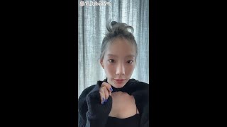 【抽吧中字】220117 太妍—taeyeon_ss Instagram Live 直播