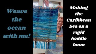 Let's Weave the ocean, a Caribbean sea tapestry