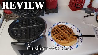 Cuisinart WAF F30 Round Flip Belgian Waffle Maker Review