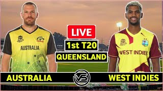 Live: Australia vs West Indies, 1st T20I, Queensland | AUS vs WI Live| West Indies tour of Australia