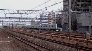 JR常磐線　E231系　金町駅通過