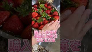 苺を美味しく長持ちさせる方法🍓🇺🇸 #アメリカ在住 #shorts#strawberry