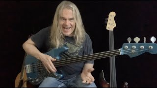 Tony Franklin - Valley Of the Kings - Easy Octaves On Fretless + bonus