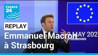 REPLAY - Emmanuel Macron devant le Parlement européen • FRANCE 24
