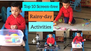 TOP 10 RAINY-DAY ACTIVITIES FOR 1-2 YEAR OLD TODDLERS