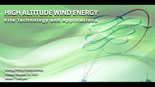 Energy   High Altitude Wind Energy   Kite Technology