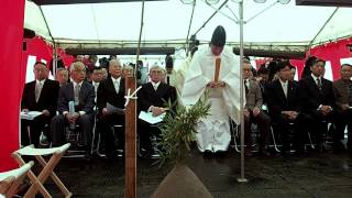 蕪嶋神社新社殿地鎮祭（青森県八戸市）　2016年11月01日（火）