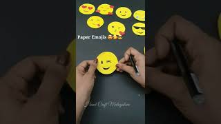 Origami Emojis / Paper Emojis Easy / How to make paper Emojis / #shorts / DIY Emojis / Paper smiley