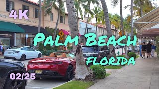 Walking Around Palm Beach, #Florida Municipal Beach - 4K