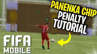 Panenka in fifa mobile 23 | how to do panenka in fifa mobile | chip penalty tutorial