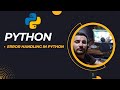 Error Handling in Python | Programming | Coding | Tutorial | TecTalk