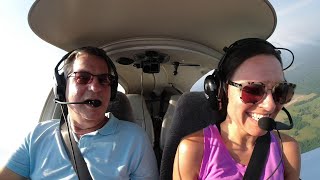 First Flight Lesson in a Diamond DA40