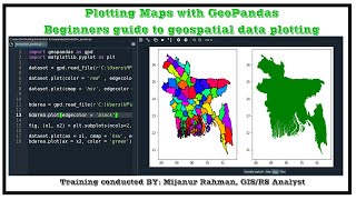Plotting Maps with GeoPandas || Beginners guide to geospatial data plotting
