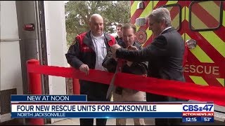 Four new Jacksonville Fire Rescue units