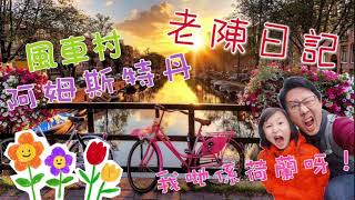 【老陳日記】2020歐美遊(4) | 荷蘭🇳🇱阿姆斯特丹Hea遊記 | 風車村 | 梵高博物館 | 向日葵 Miffy | 大麻糖