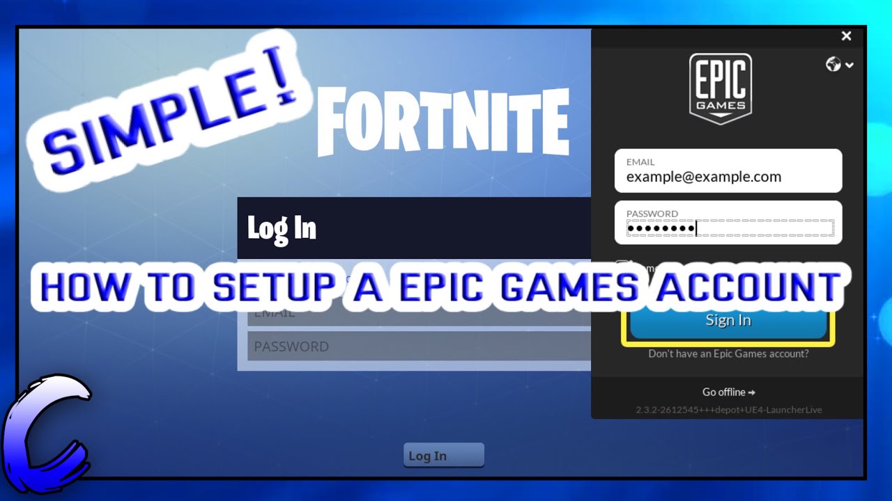 Fortnite Epic Login
