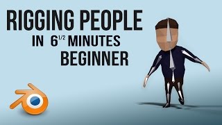 Rigging People | Blender | Quick | Beginner Rigging People | Blender | Quick | Beginner